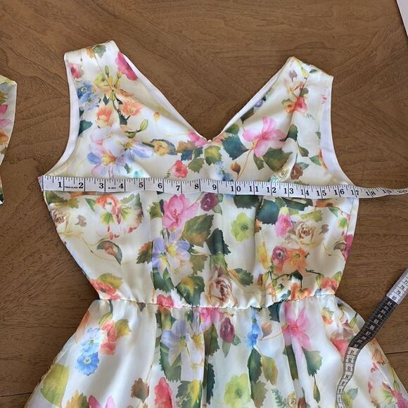 Casa Wanda Floral Summer Dress Size Medium - Picture 7 of 10